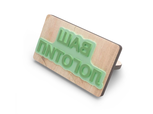 Штамп размером 100x60 мм