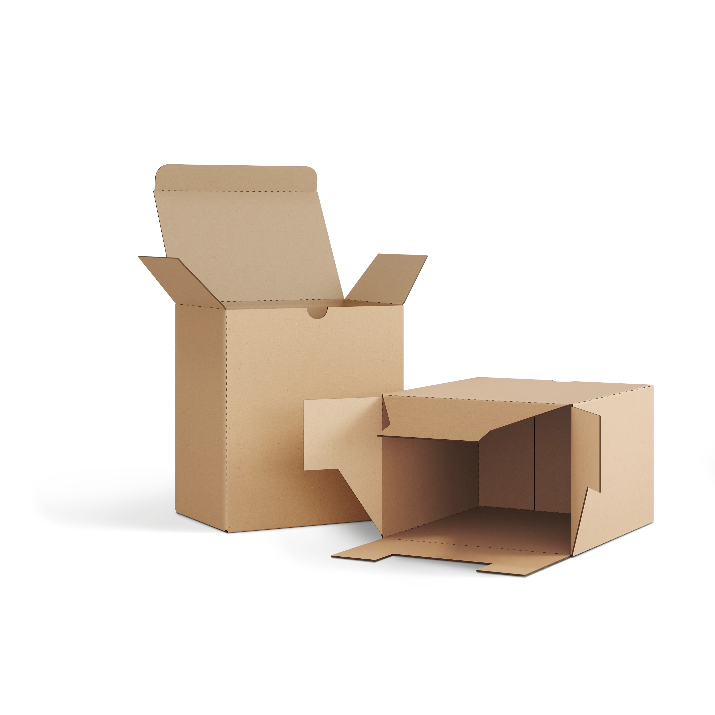 Коробка со складным дном