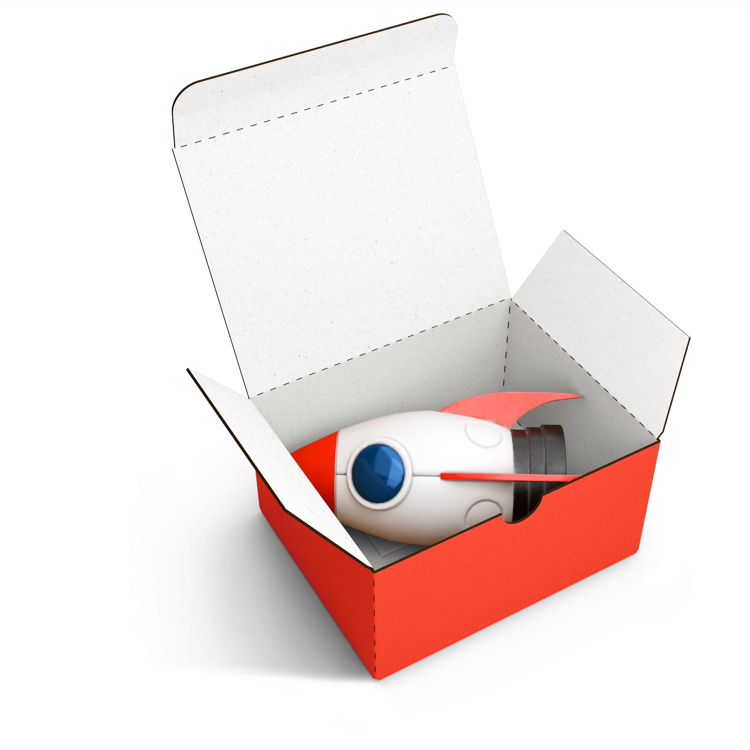 Коробка со складным дном