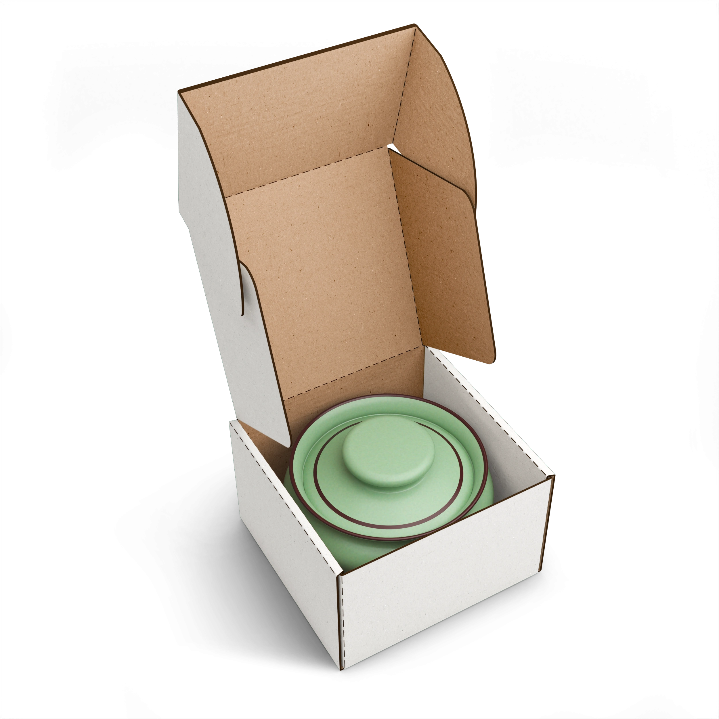 Самосборная коробка типа "Самолет"