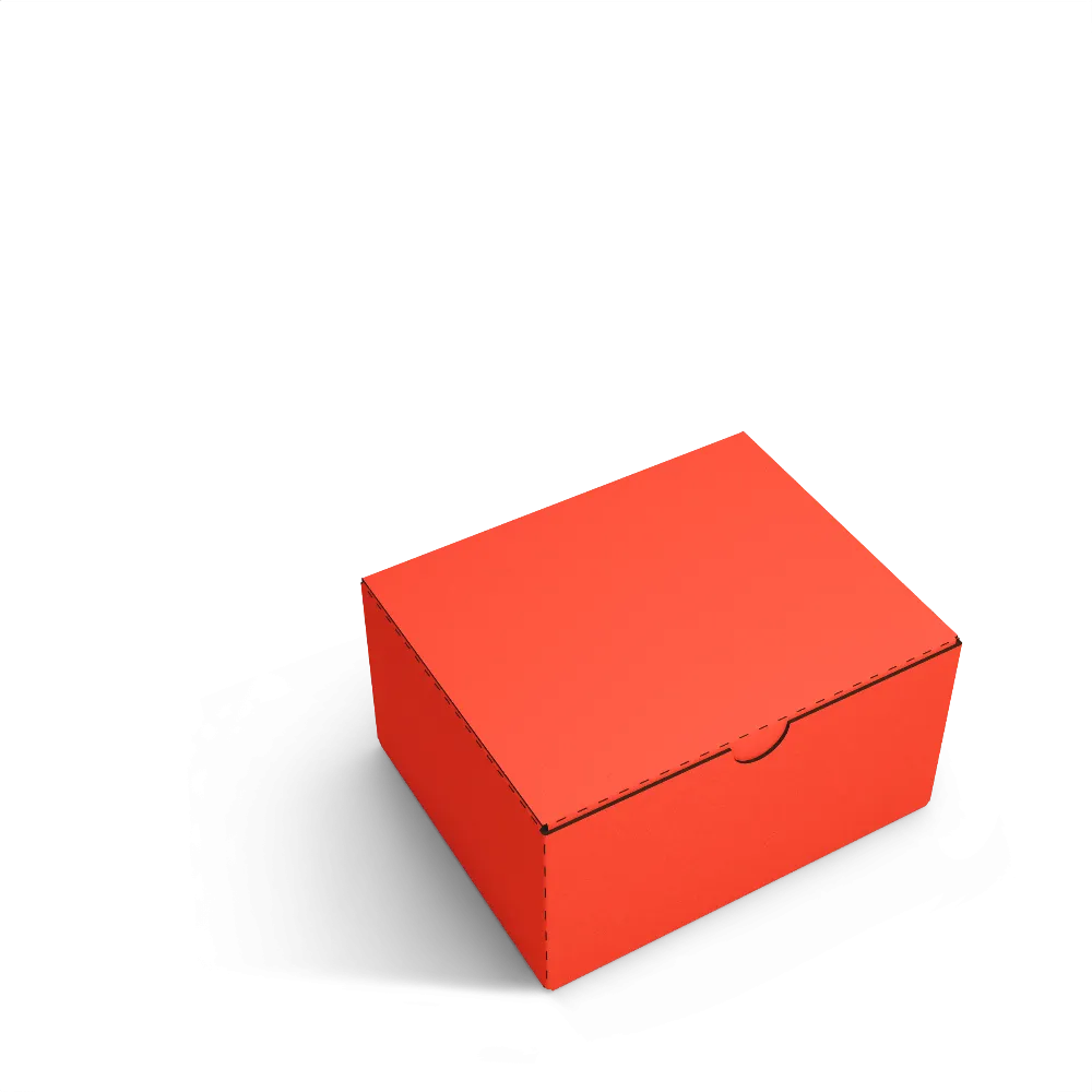 Коробка со складным дном (FEFCO 0215) close