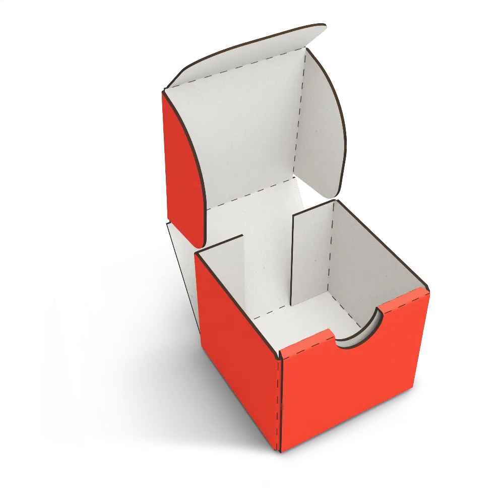 Коробка с откидной крышкой (FEFCO 0426) close