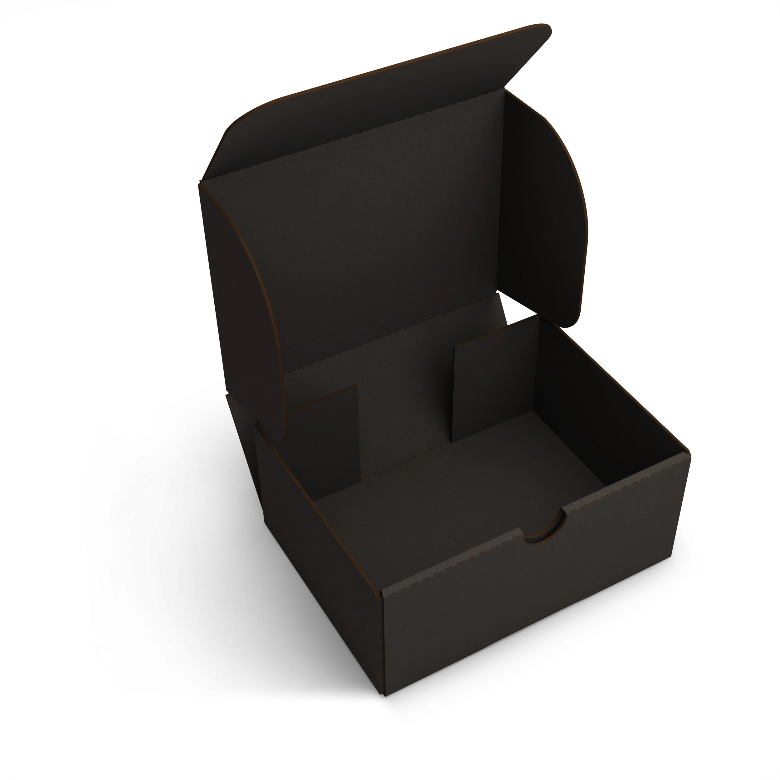 Самосборная коробка с откидной крышкой