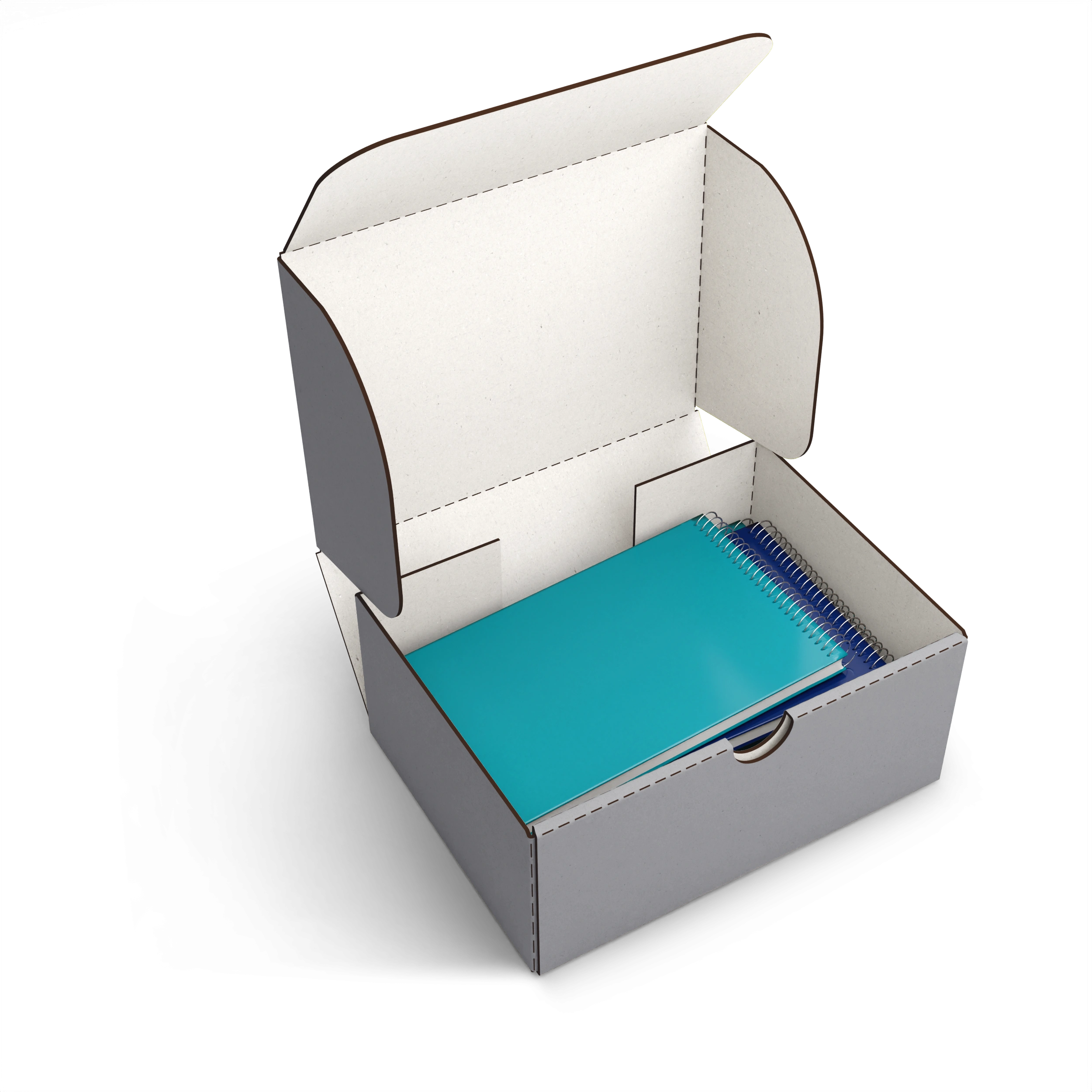 Самосборная с откидной крышкой