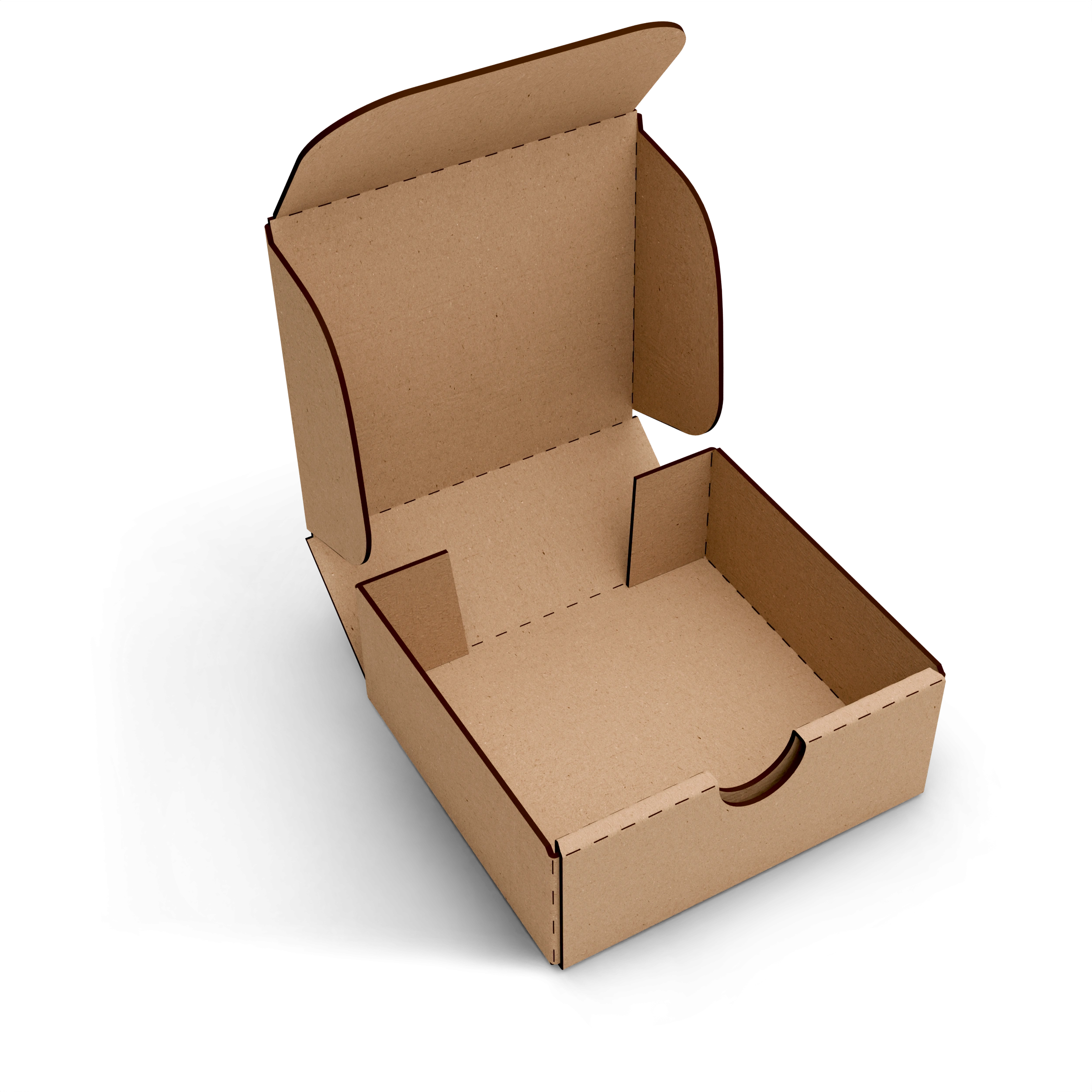 Самосборная с откидной крышкой