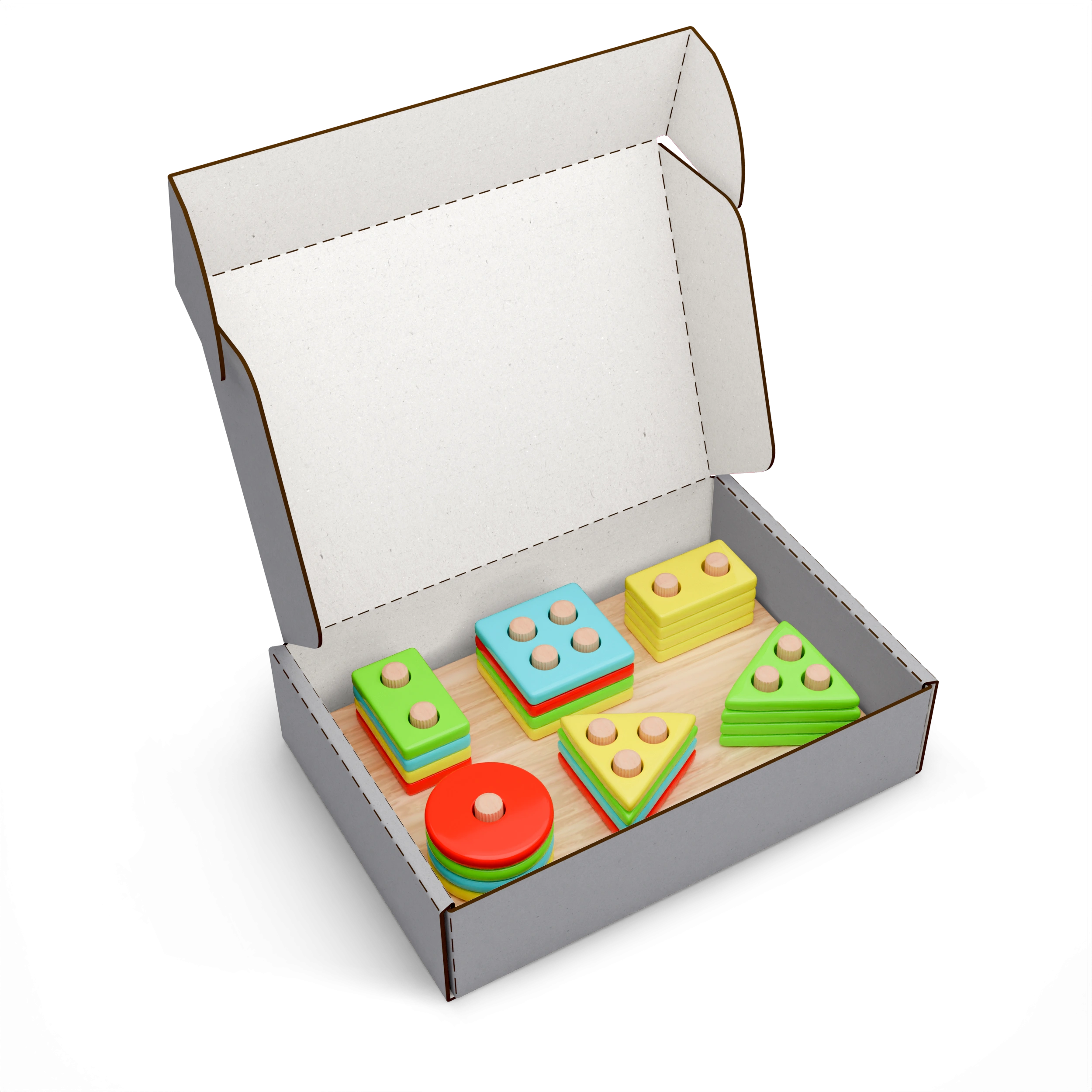 Самосборная коробка типа "Самолёт"