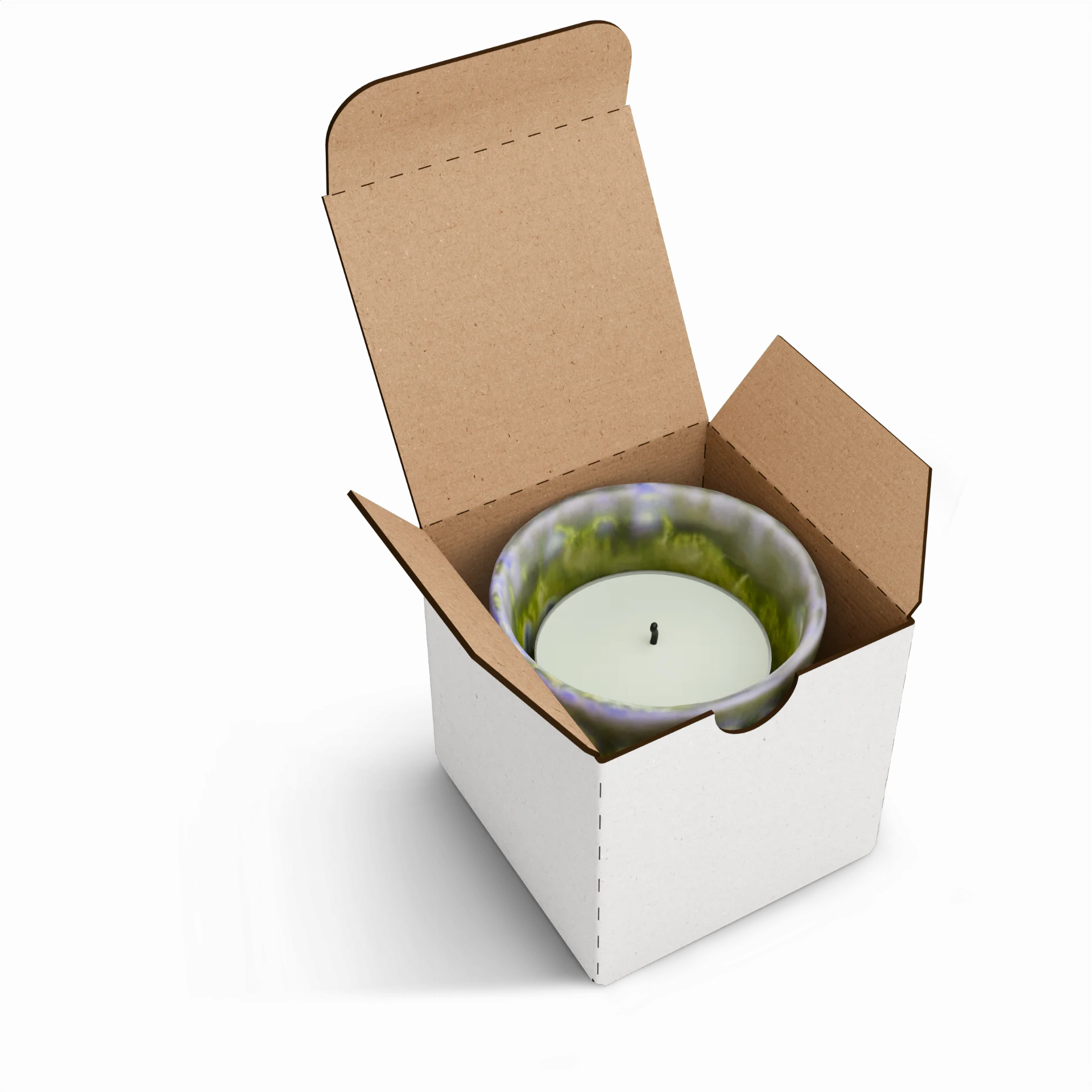 Коробка со складным дном