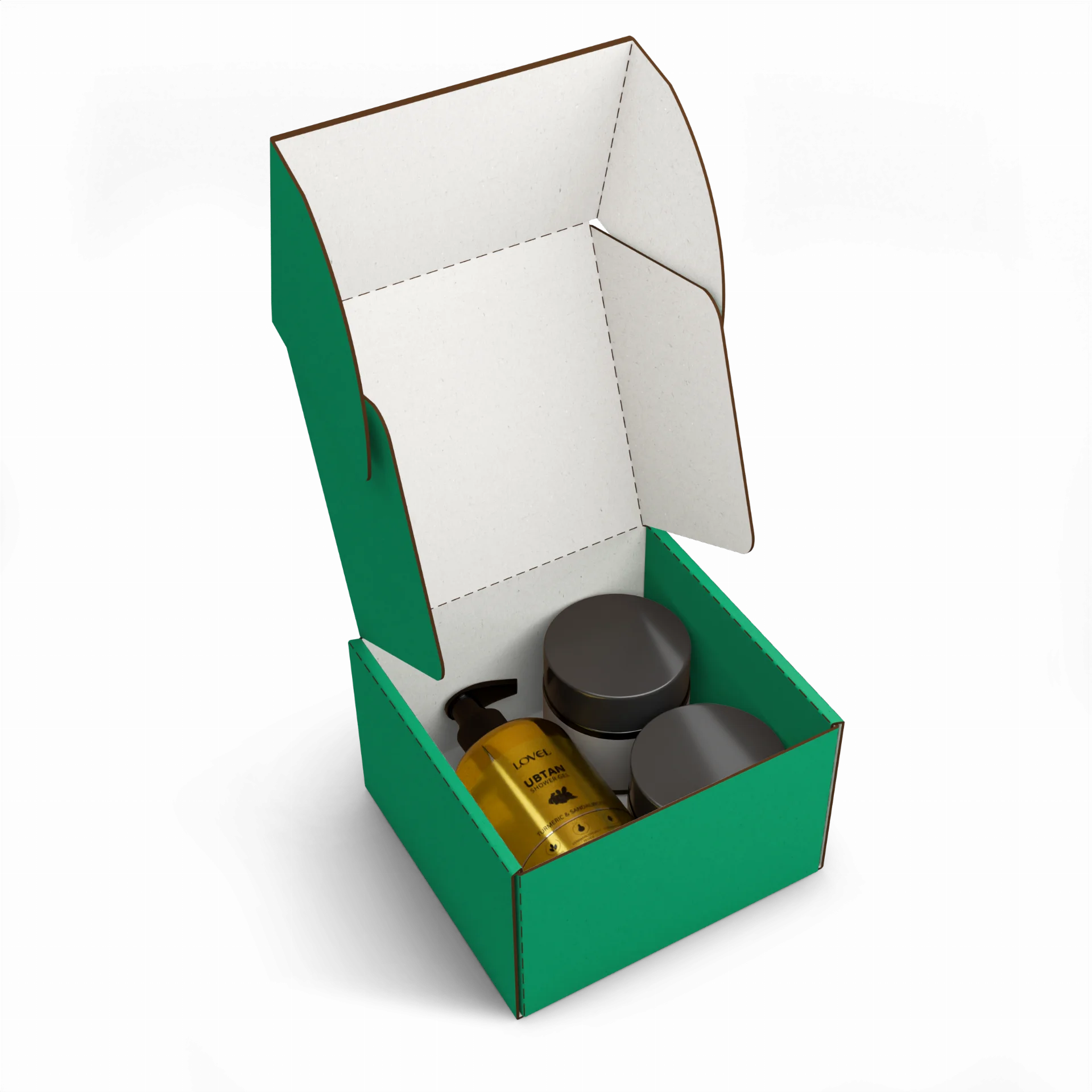 Самосборная коробка типа "Самолет"