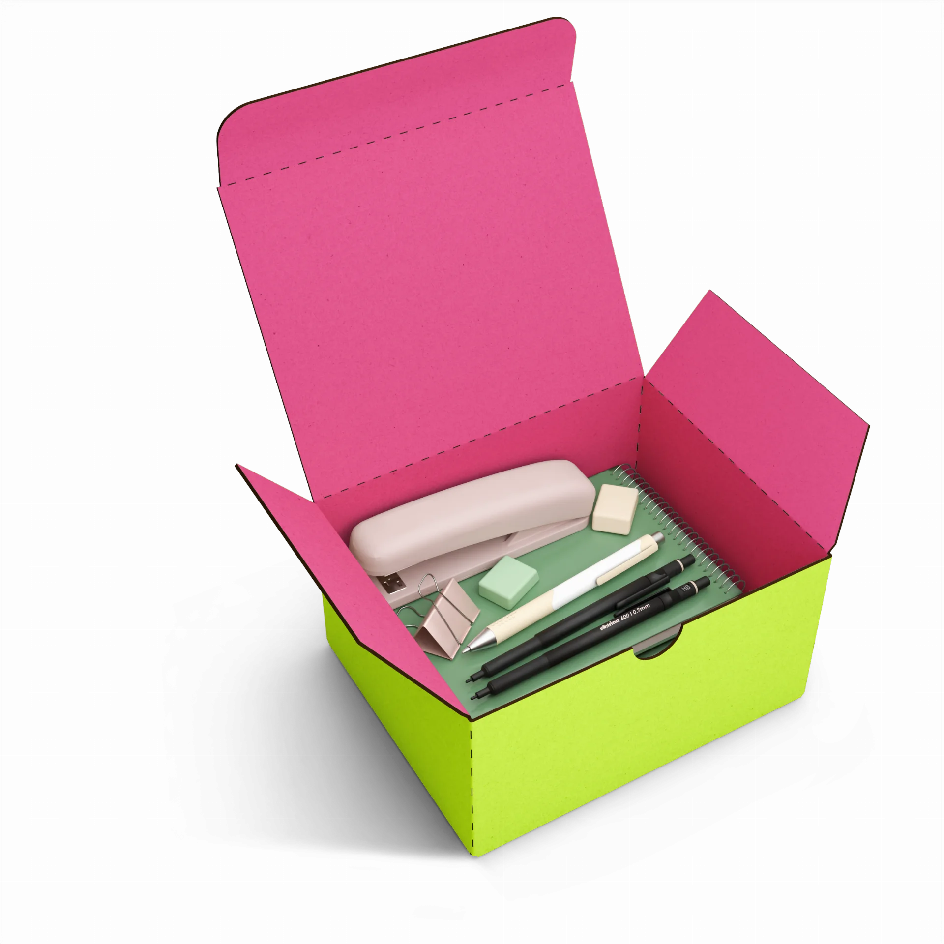 Коробка со складным дном