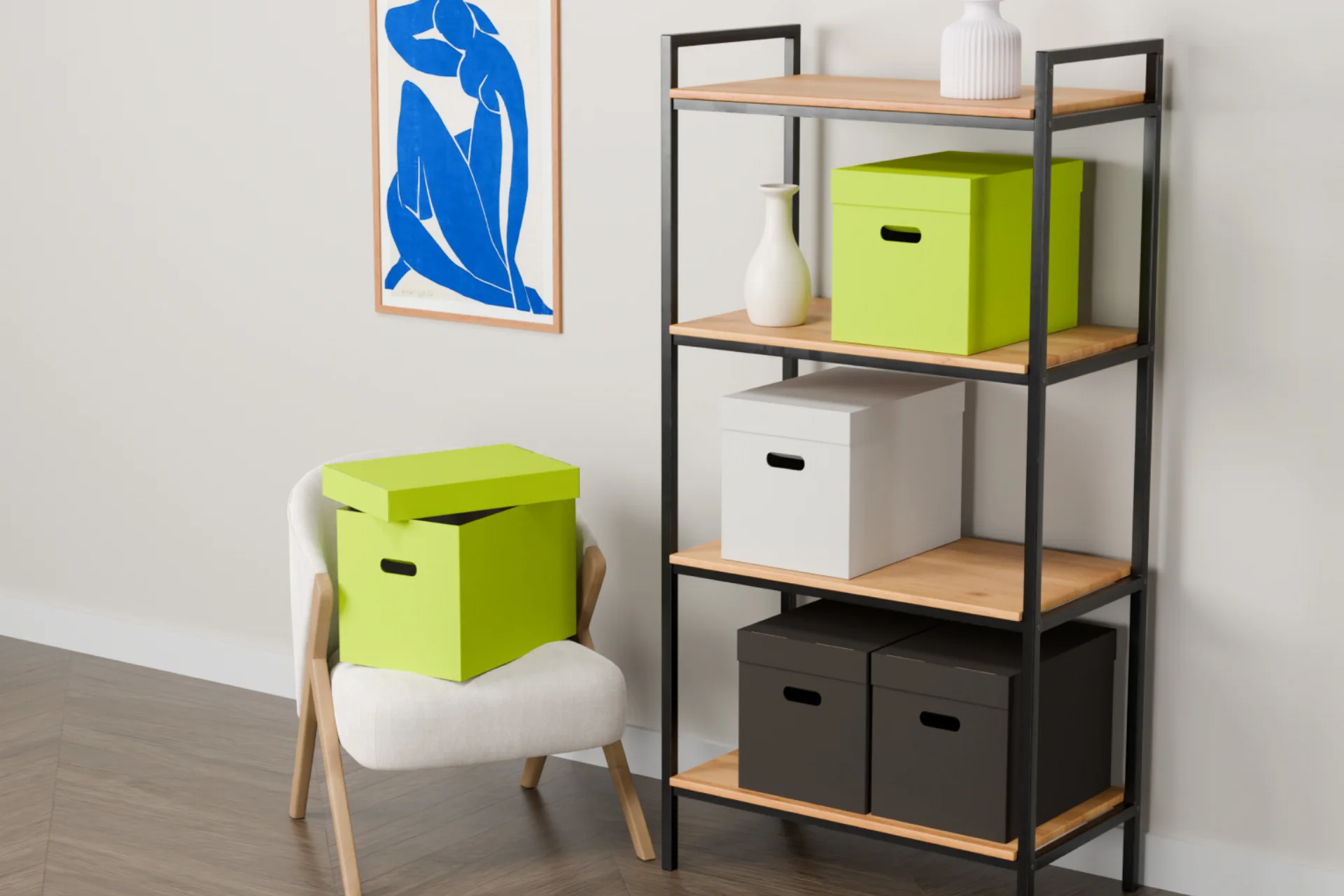 Коробка для хранения с цельным дном