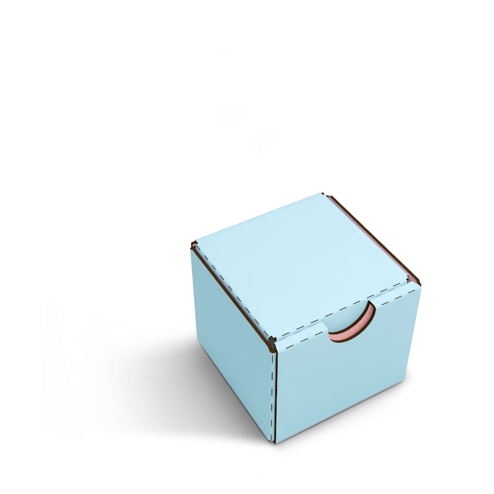 Коробка с откидной крышкой (FEFCO 0426) close