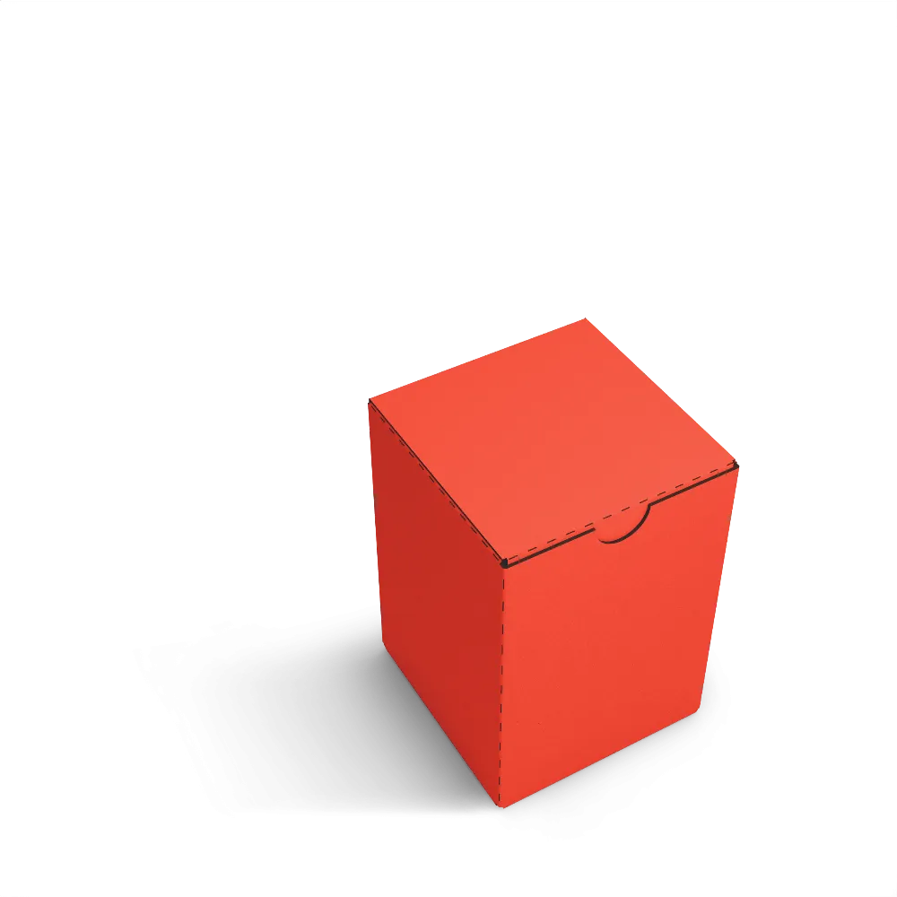 Коробка со складным дном (FEFCO 0215) close