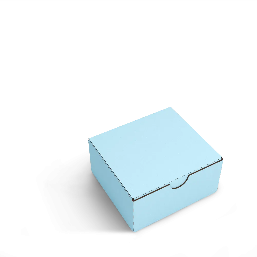 Коробка со складным дном (FEFCO 0215) close