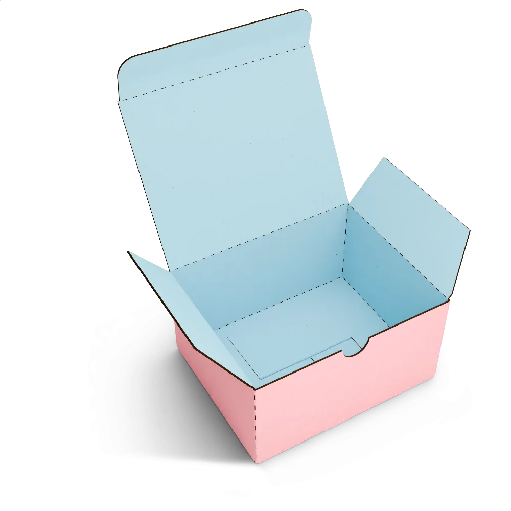 Коробка со складным дном (FEFCO 0215)