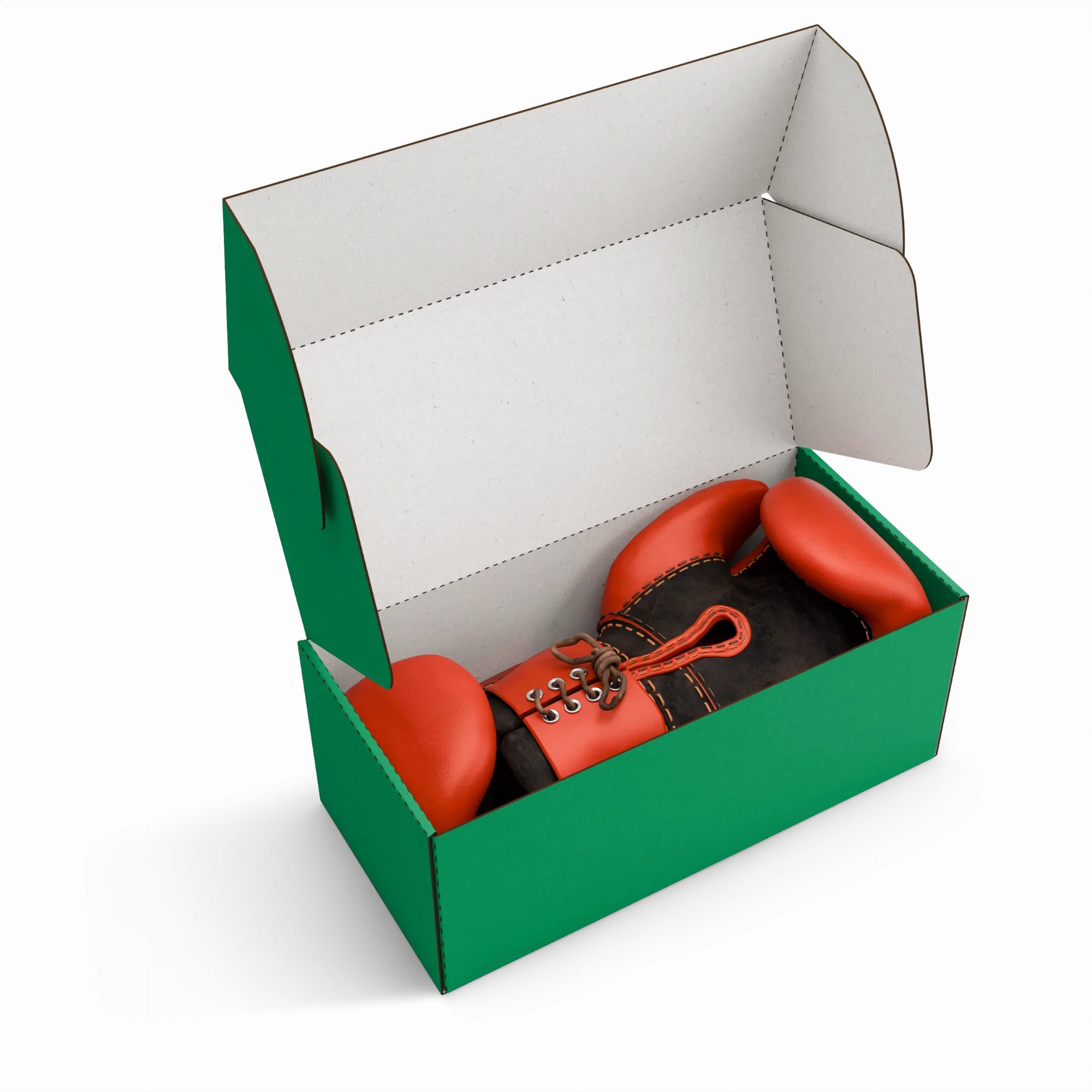 Самосборная коробка типа "Самолёт"