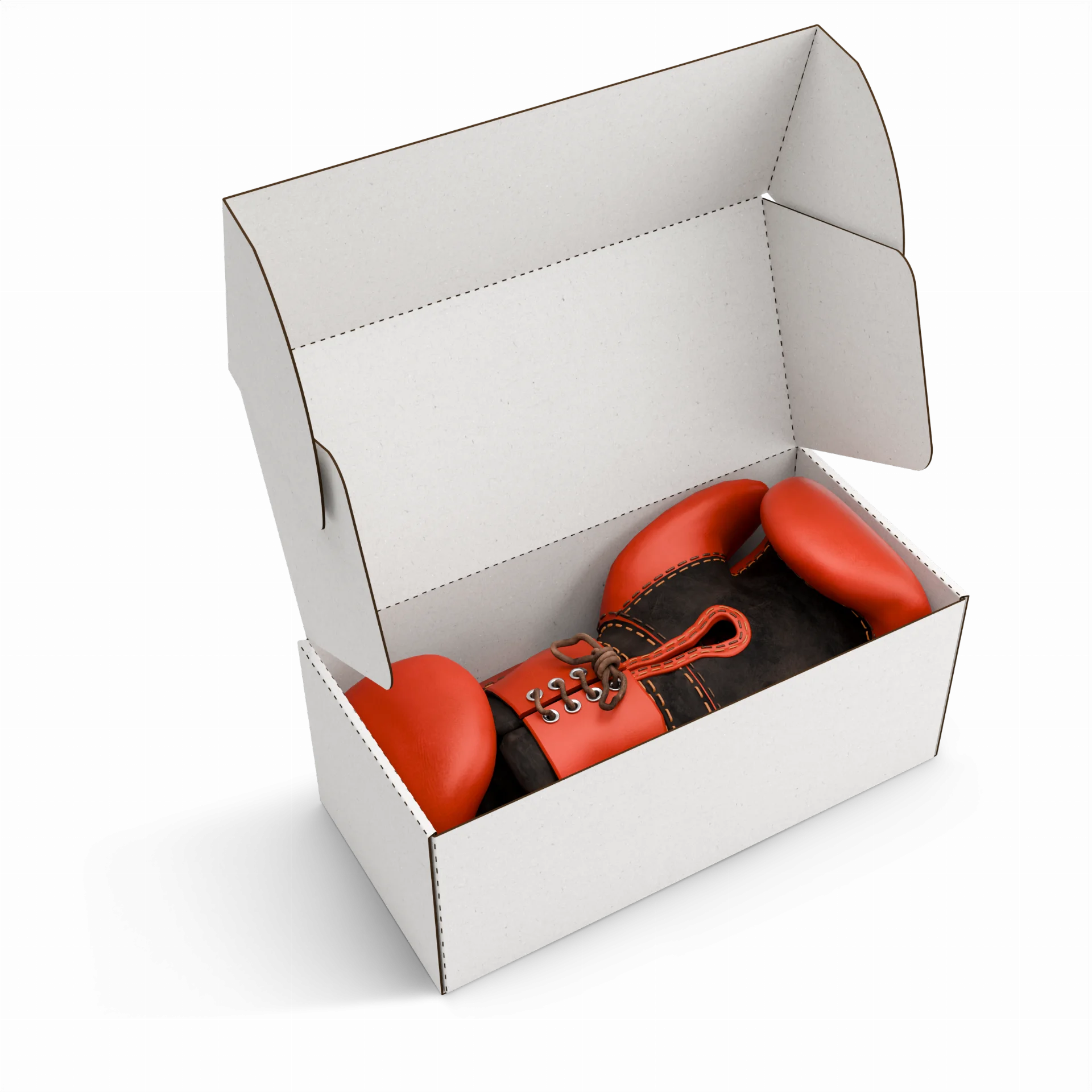 Самосборная коробка типа "Самолёт"