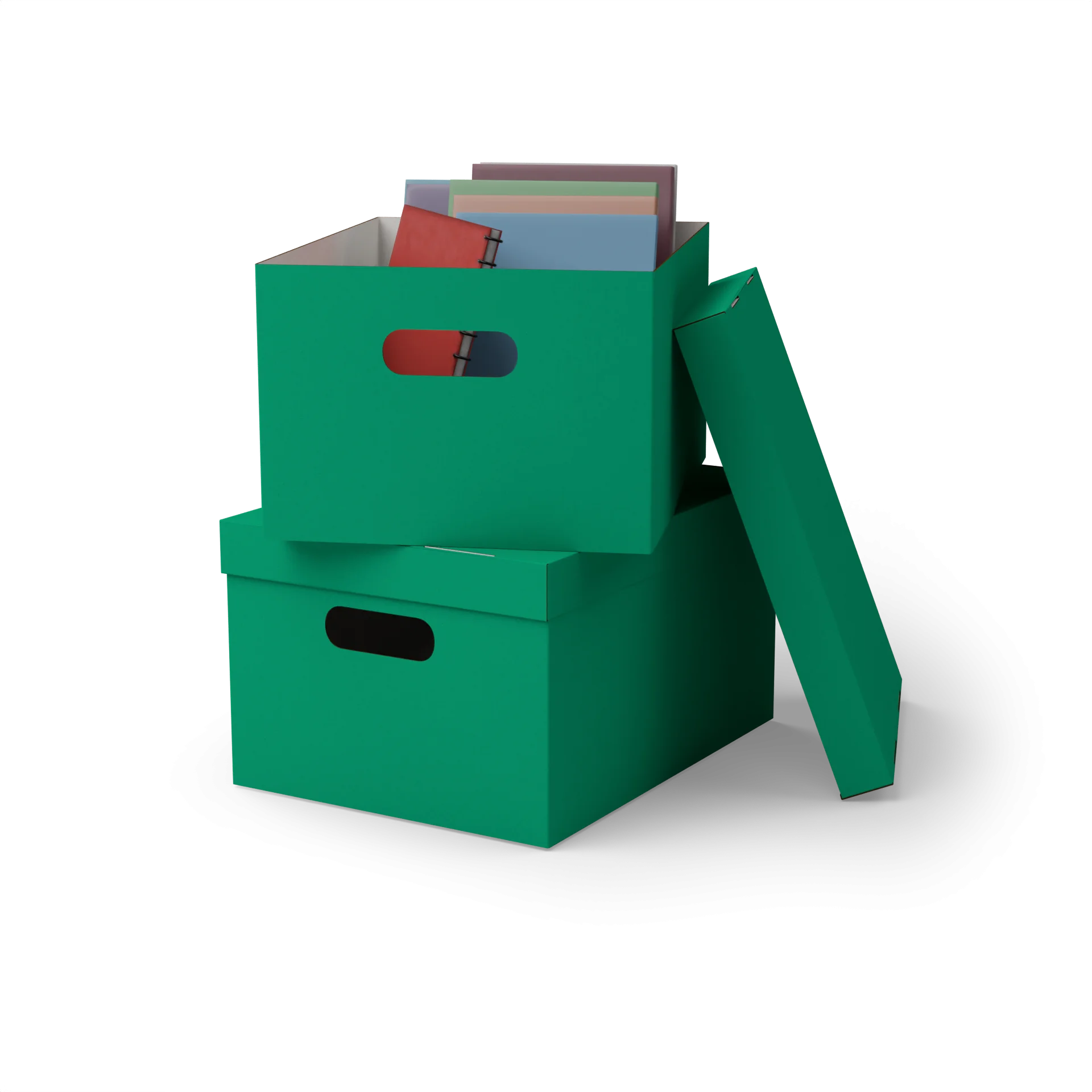 Коробка для хранения со складным дном