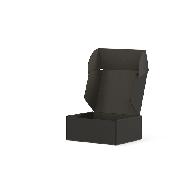 Самосборная коробка FEFCO 0427 | Т24Е | PANTONE BLACK U | ЧЕРНЫЙ-ЧЕРНЫЙ