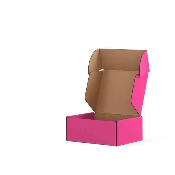 Самосборная коробка FEFCO 0427 | Т23Е | PANTONE RHODAMINE RED U | БАРБИ