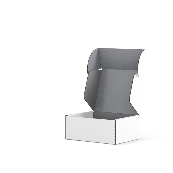 Самосборная коробка FEFCO 0427 | Т24Е | PANTONE COOL GREY 8 U | БЕЛЫЙ-СЕРЫЙ