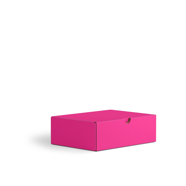Коробка с откидной крышкой FEFCO 0426 | Т23Е | PANTONE PHODAMINE RED U | БАРБИ