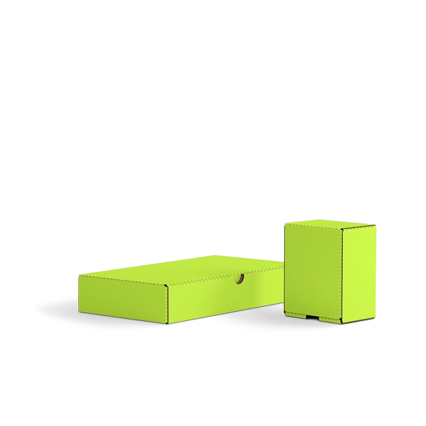 Коробка с откидной крышкой FEFCO 0426 | Т23Е | PANTONE 389 U | ЛАЙМ