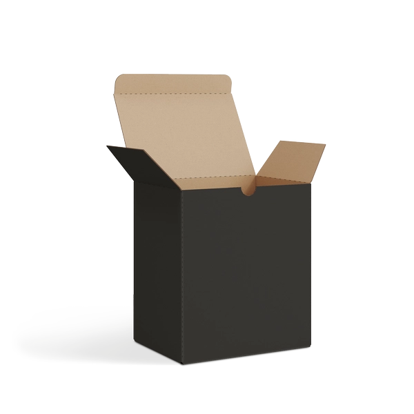 Коробка со складным дном FEFCO 0215 | Т23Е | PANTONE BLACK U | ЧЕРНЫЙ