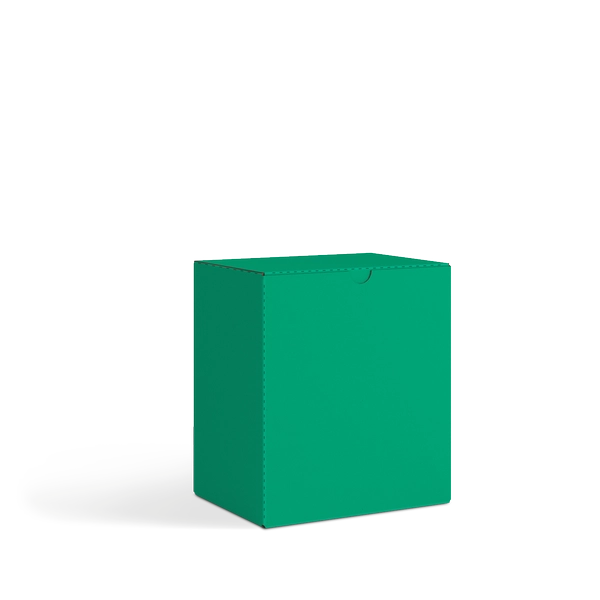 Коробка со складным дном FEFCO 0215 | Т24Е | PANTONE 347 U | ЗЕЛЕНЫЙ-БЕЛЫЙ
