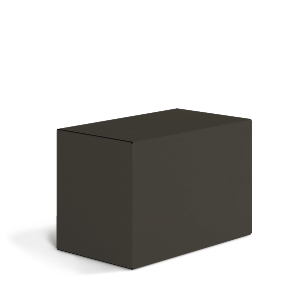 Четырехклапанная коробка FEFCO 0201 | Т24Е | PANTONE BLACK U | ЧЕРНЫЙ-ЧЕРНЫЙ