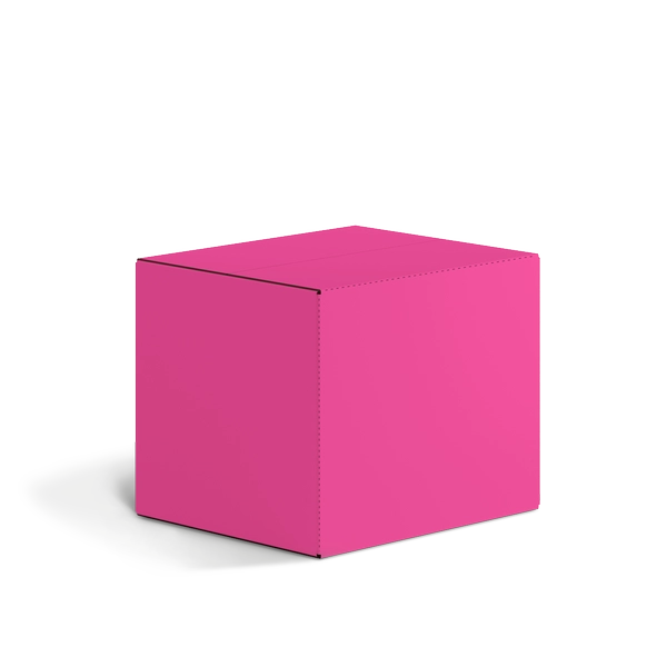 Четырехклапанная коробка FEFCO 0201 | Т23Е | PANTONE RHODAMINE RED U | БАРБИ