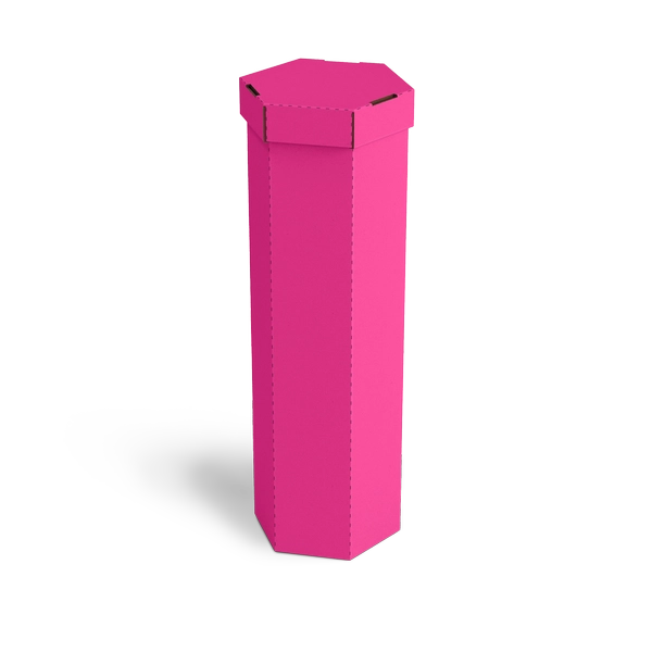 Шестигранная коробка BXTR 1006 | Т23Е | PANTONE RHODAMINE RED U | БАРБИ